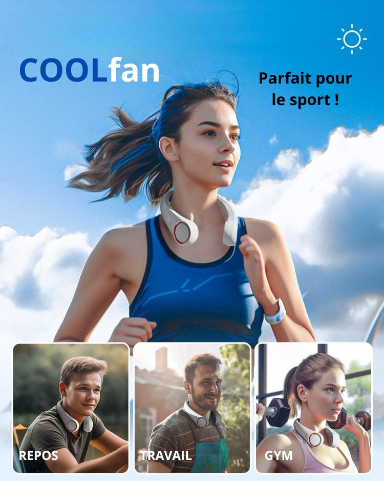 COOLfan ...Ventilateur de cou portable