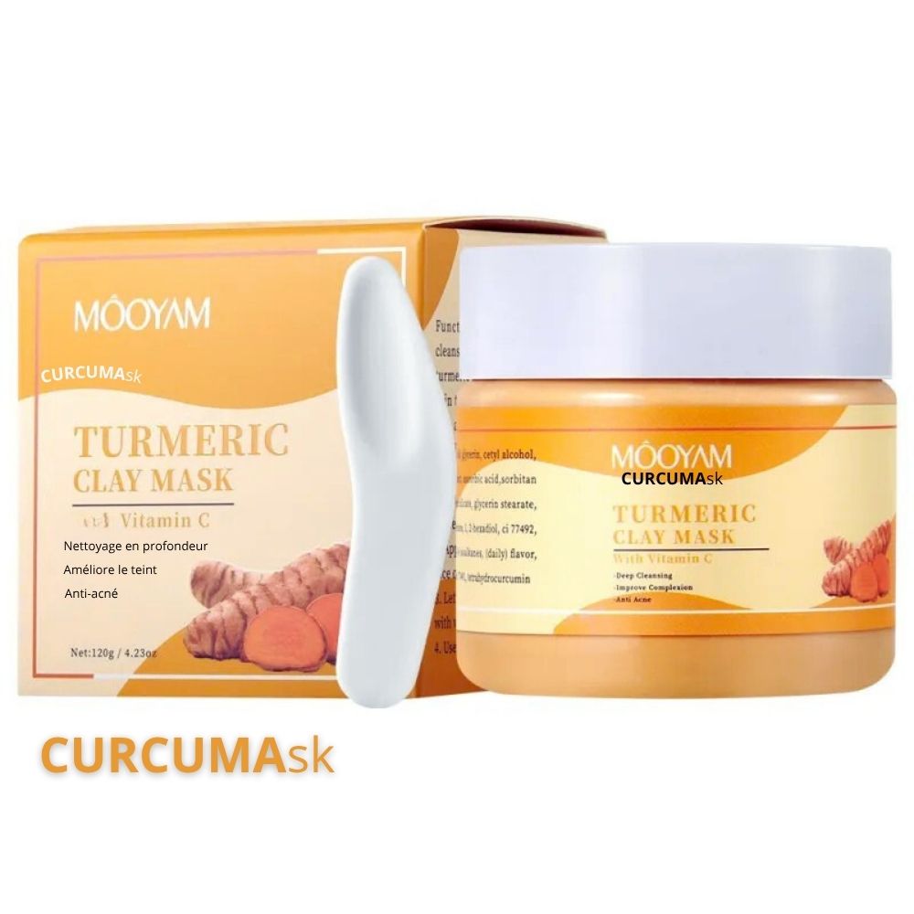 CURCUMAsk Masque beauté au curcuma et vitamine C