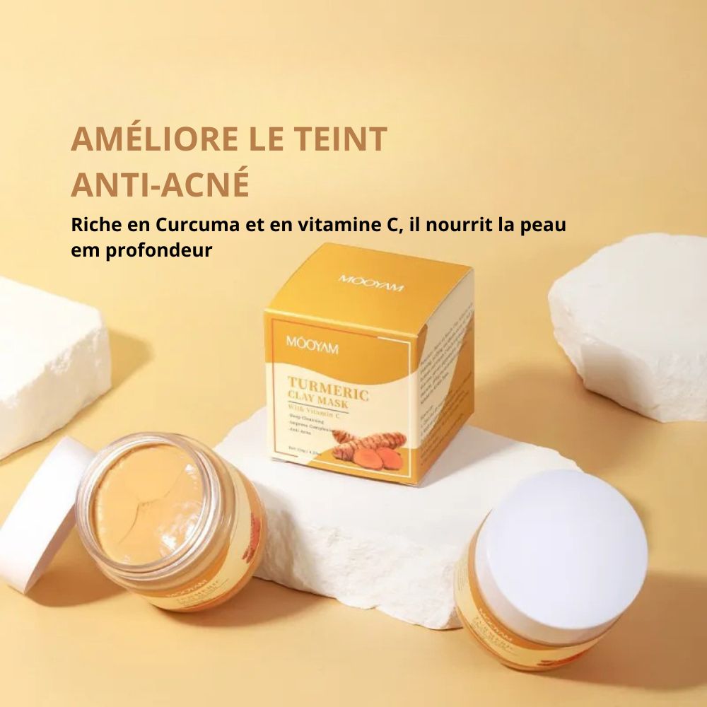 CURCUMAsk Masque beauté au curcuma et vitamine C
