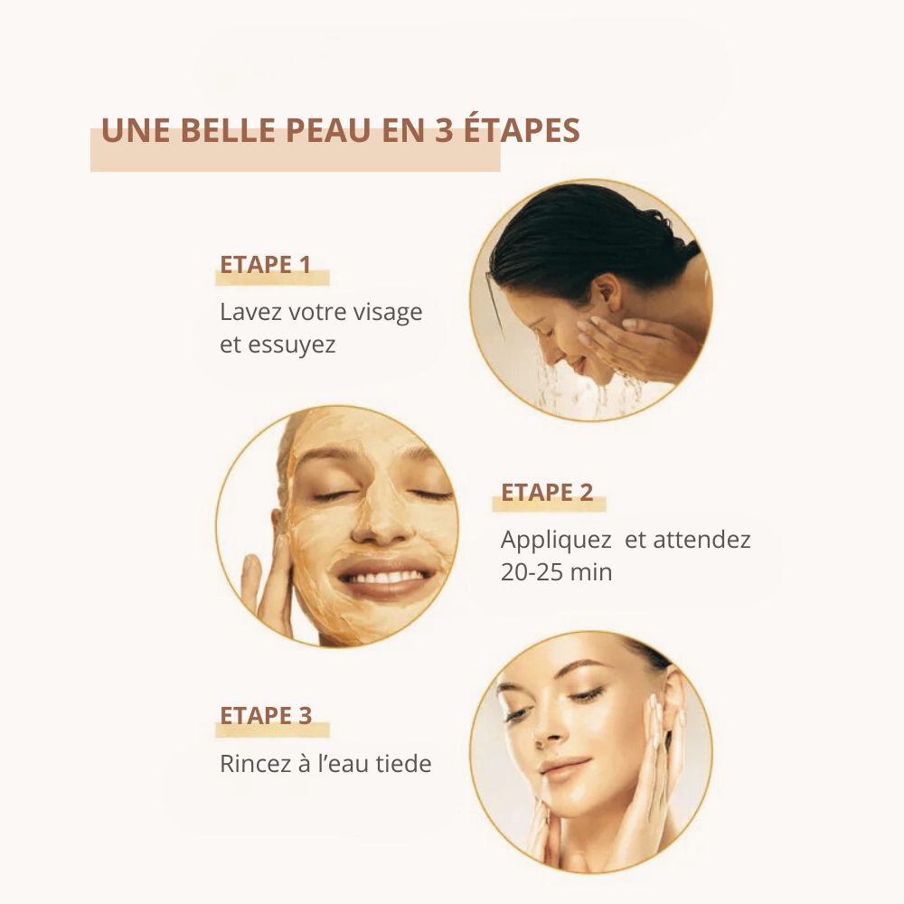 CURCUMAsk Masque beauté au curcuma et vitamine C