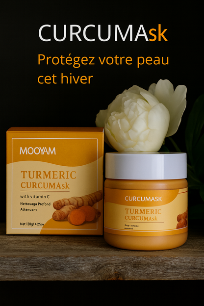 CURCUMAsk Masque beauté au curcuma et vitamine C