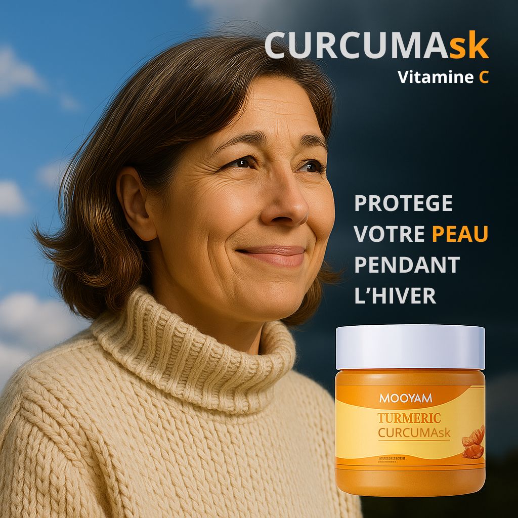 CURCUMAsk Masque beauté au curcuma et vitamine C